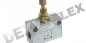 Products / Pneumatics / Quick couplings / Accessories / Uni-directional flow regulator - 8850