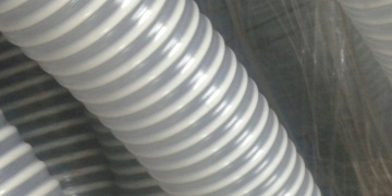 HOSES / PVC hoses / Irrigation, suction and delivery of fertilizers, insecticide, middle suction / Corrugated vacuum hose for SEEDER - URARTU ST (CLEAR)