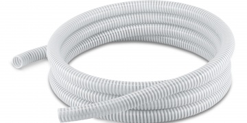 HOSES / PVC hoses / Irrigation, suction and delivery of fertilizers, insecticide, middle suction / Corrugated vacuum hose for SEEDER - URARTU ST (CLEAR)