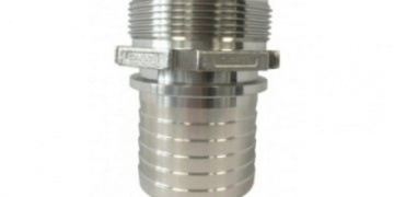 Fittings / Threaded fittings, nipples, reducers, couplings, elbows – stainless steel, brass, galvanized steel / Stainless Steel Threaded Fittings, Male and Female with Union Nut / Threaded fitting – MALE with external pipe thread – AGR-F AISI 316 – STAINLESS STEEL