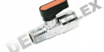 Produse / Pneumatice / Mufa Rapide / Accessories / Ventil cu bila con mini-1 cu filet exterior - 6310