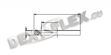 Fitinguri / Garnituri / NBR-viton trapezoidală sigiliu