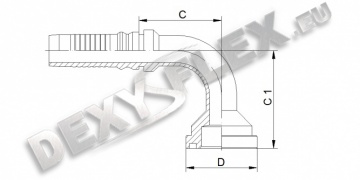 Fitinguri / Fitinguri pentru inalta presiune / Interlock / SFL interlock 90˚
