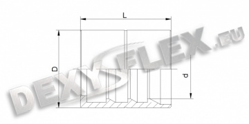Fitinguri / Fitinguri pentru inalta presiune / Ferule pentru inalta presiune / Bucsa 1 SN / 2 SN cu cojire