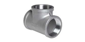 Fitinguri / Racorduri filetate, nipluri, reductoare, mufe, coturi – oțel inoxidabil, alamă, oțel zincat / Racorduri filetate industriale din oțel inoxidabil, nipluuri, reductoare, mufe, coturi / Teu mufă din inox conform AISI 316