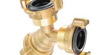 Fitinguri / GEKA-Cuplaje / Conector GEKA din alamă cu 3 căi